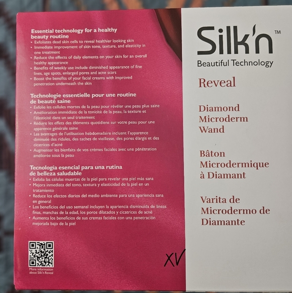 New Silk'n Reveal Diamond Microderm Wand - Picture 3 of 5